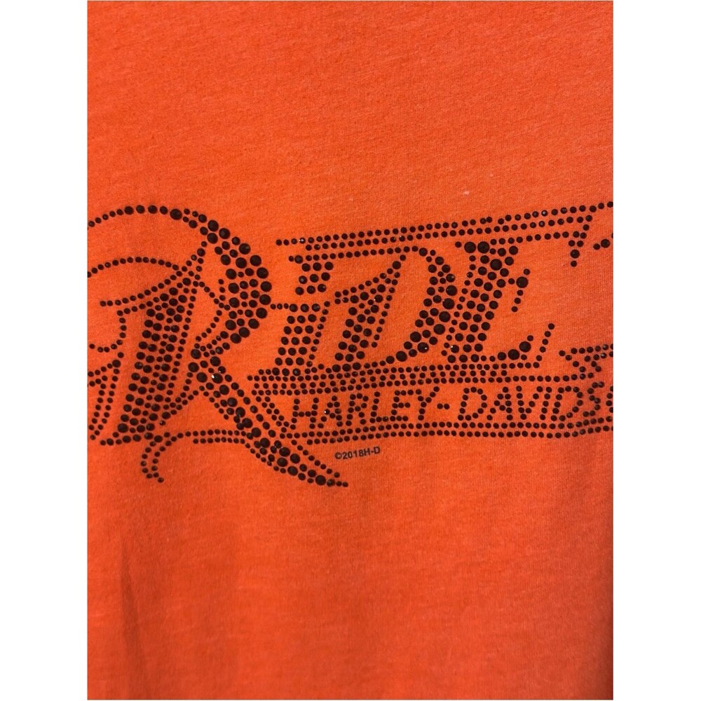 Harley Davidson Sun Denver Embellished T-Shirt Size L